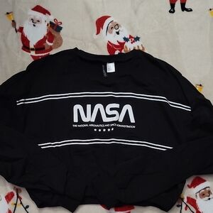 Cropped Nasa Long sleeve